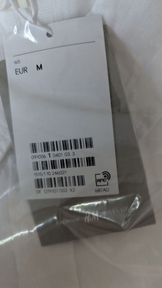 Koszula 100% lniana damska H&M
