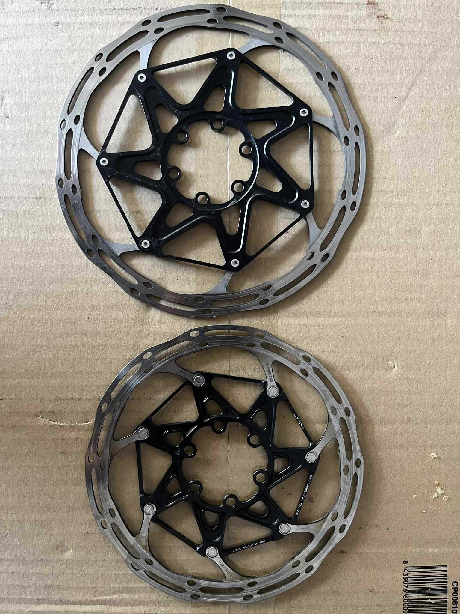 Discos de travão SRAM 6 furos 160/180mm