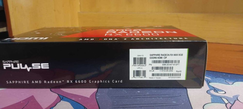 Sapphire RX 6600 Pulse 8GB – jak nowa, 100% sprawna, z pudełkiem