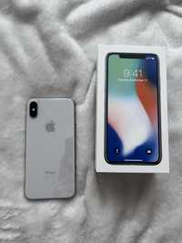 iPhone X 64gb silver apple