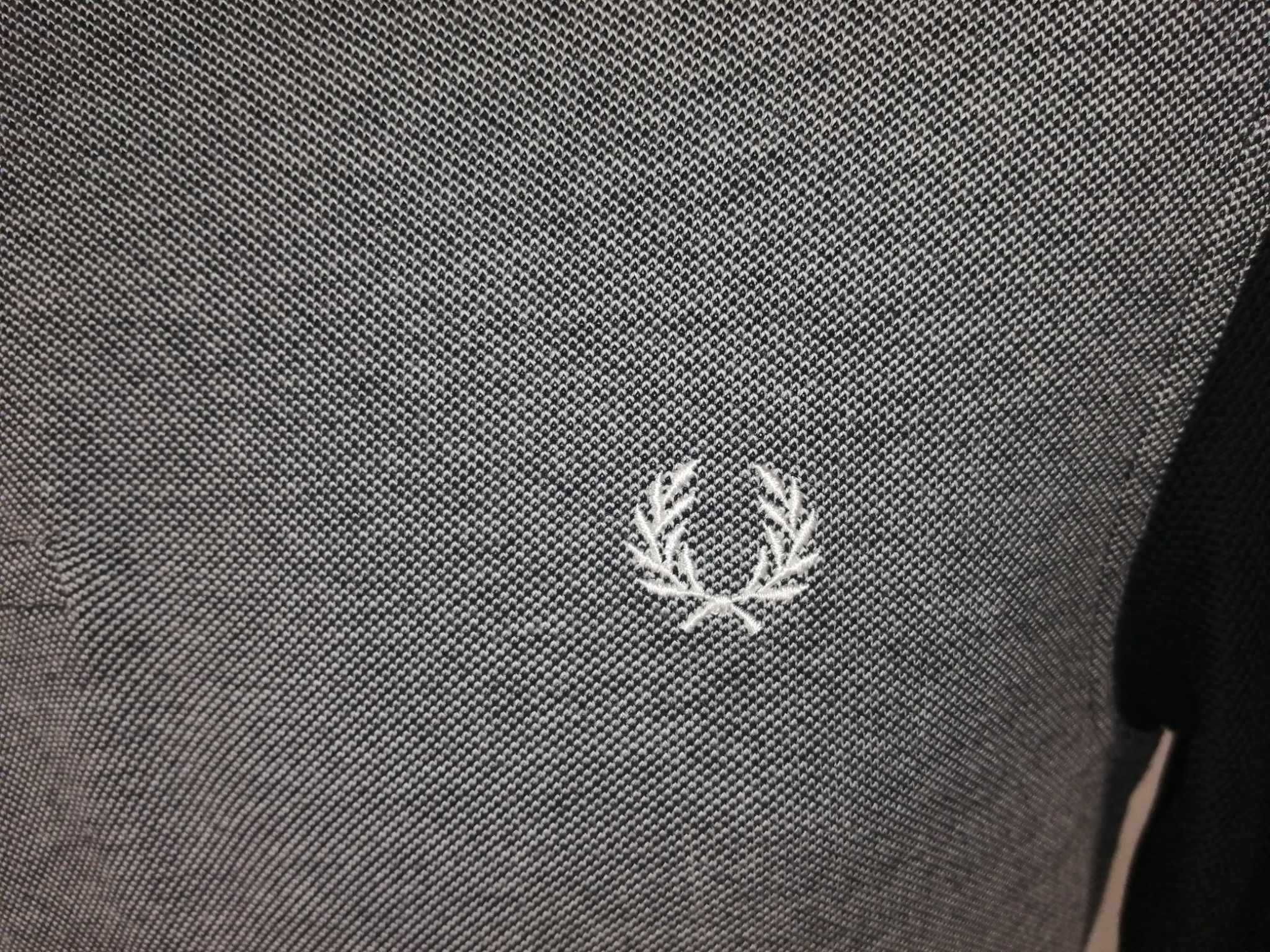 FRED PERRY Koszulka Polo Męska długi rękaw S Bawełna Super stan Tshirt