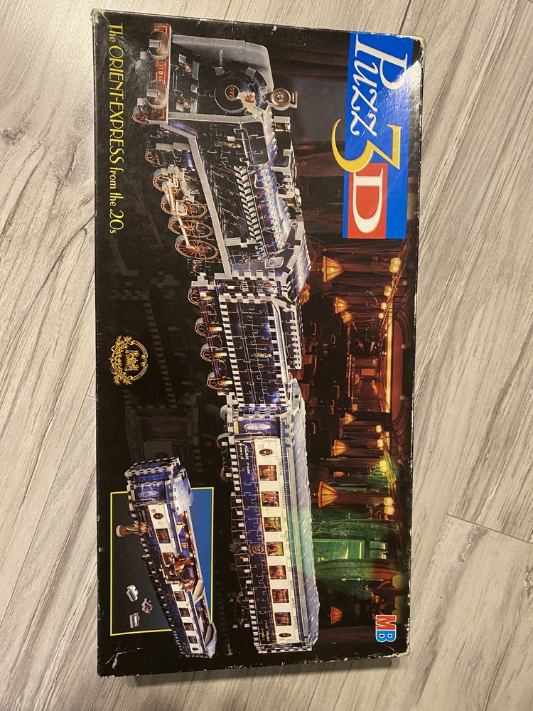 Puzzle  3D pociąg orient -express