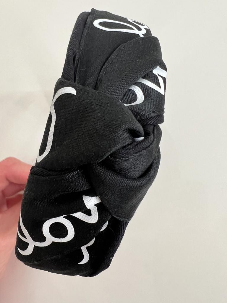 Opaska do włosów czarna ASOS