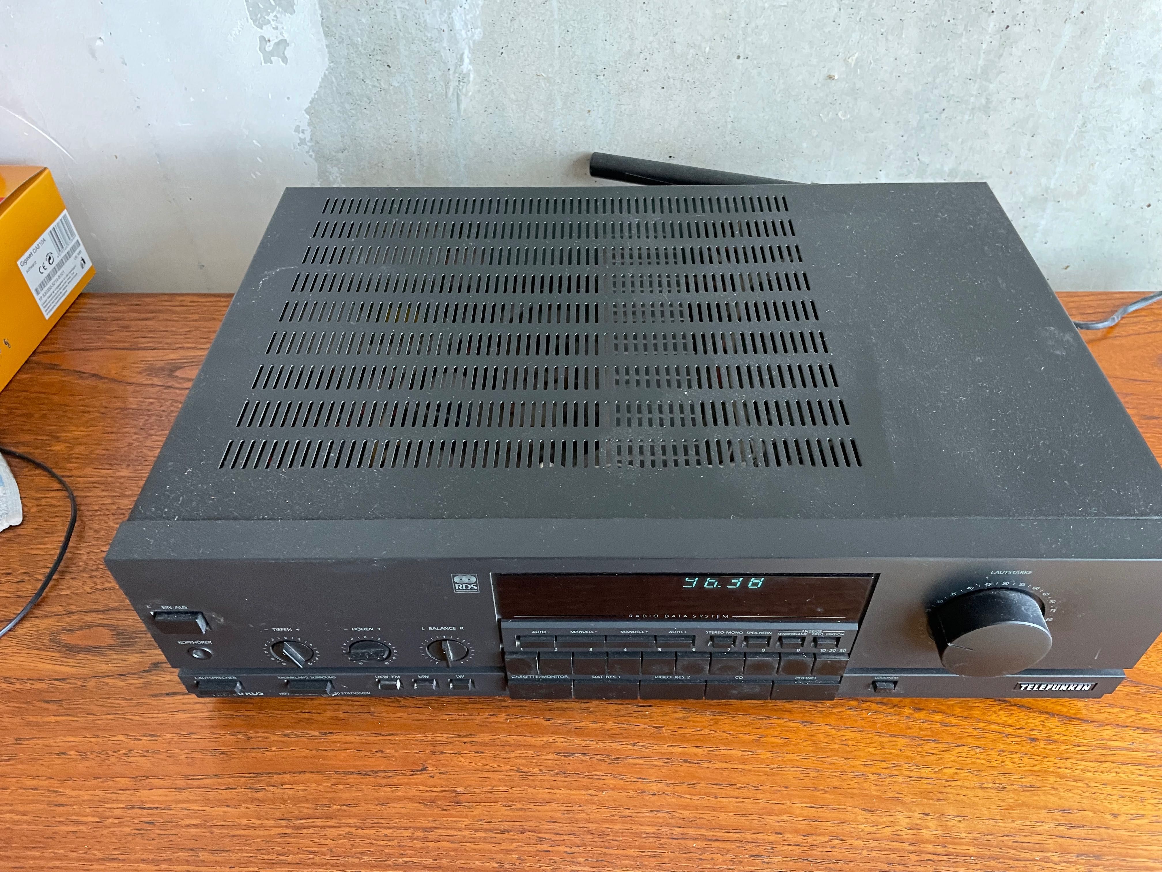 Telefunken HR 780 RDS AM LW Odbiornik stereo FM 2x70W