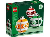 LEGO 40604 Okolicznościowe - Zestaw świątecznych ozdób klocki prezent