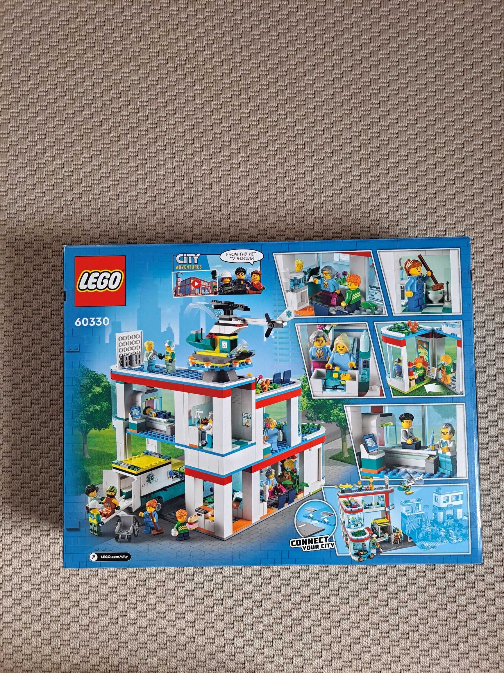 LEGO City 60330 Szpital nowy zaplombowany wysyłka 24h