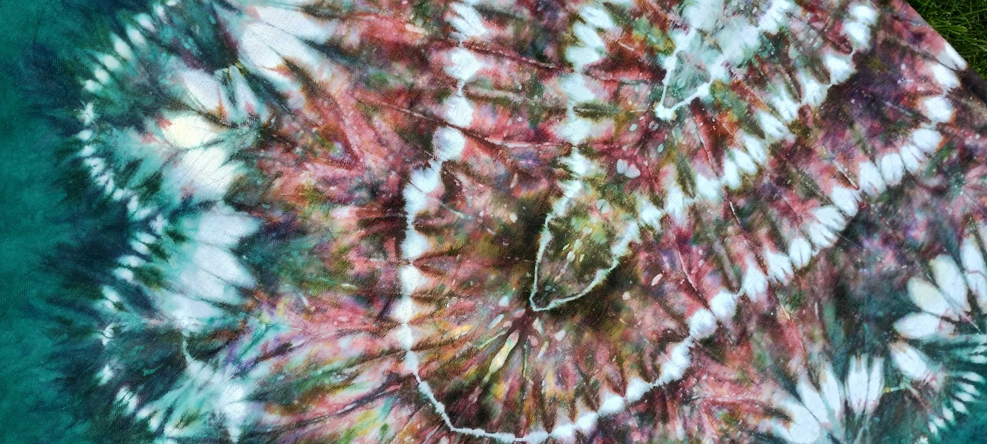 obrus batikowy tie dye