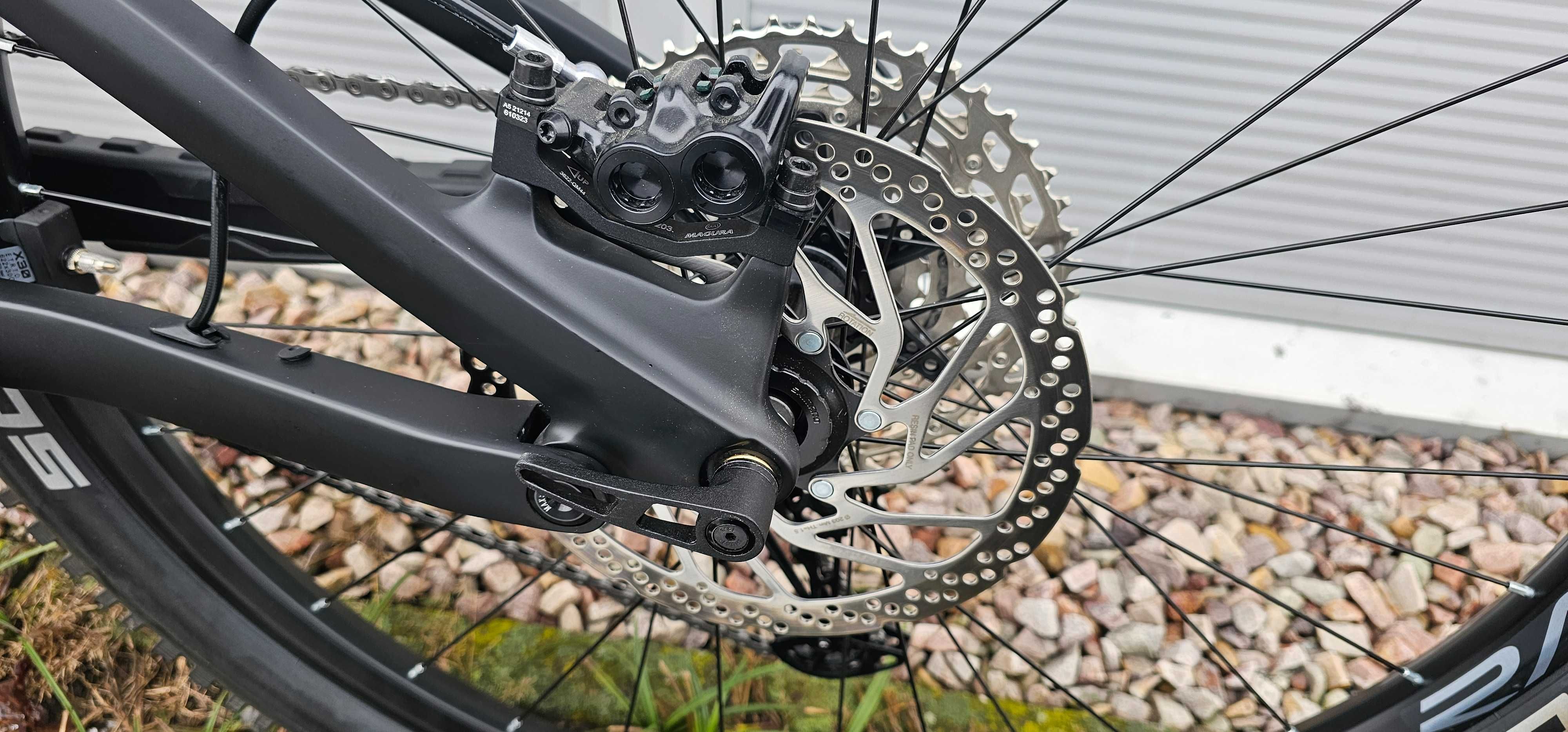 Rower elektryczny MTB Whistle B-Rush C7.4 Karbon, Bosch 750Wh