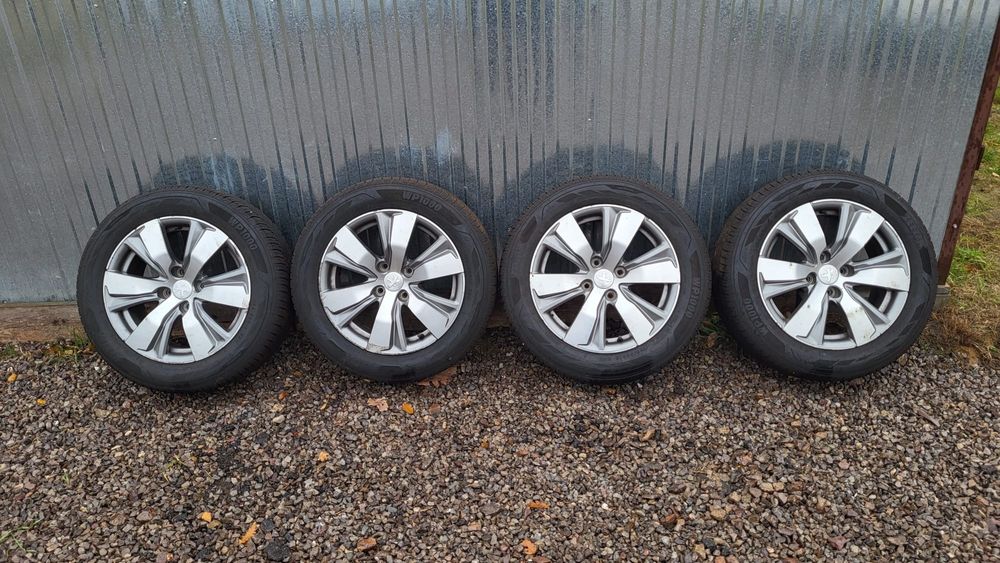 Alufegi Peugeot Citoren Oryginalne Opony zimowe jak nowe 195 60 R16