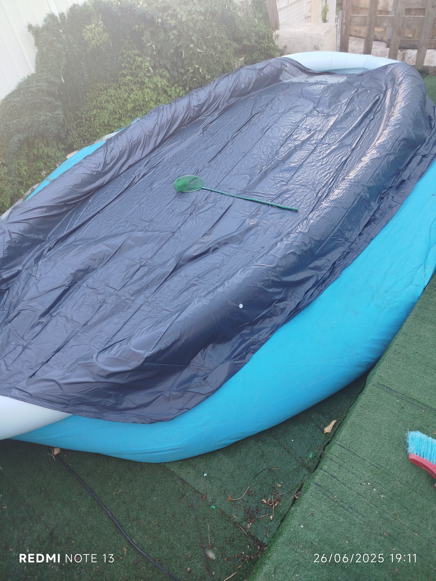 Piscina redonda.