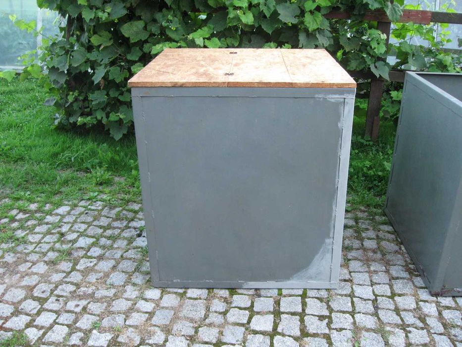 Skrzynia stalowa na zboże 90x90x100 800l lub 87x91x91 720l