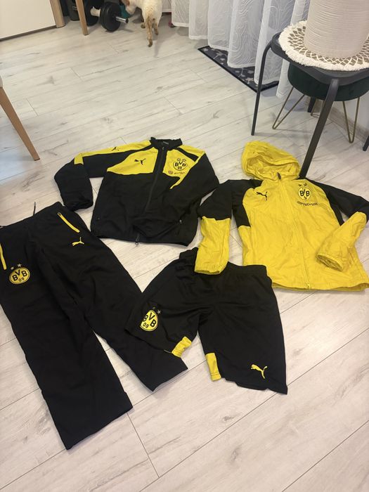 Ubrania firmy Puma dla młodego piłkarza fana BVB