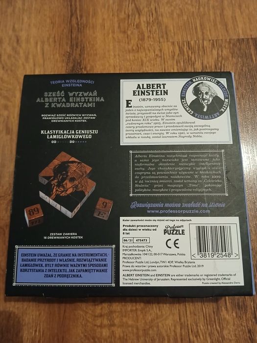 Gra - sześć wyzwań Einsteina