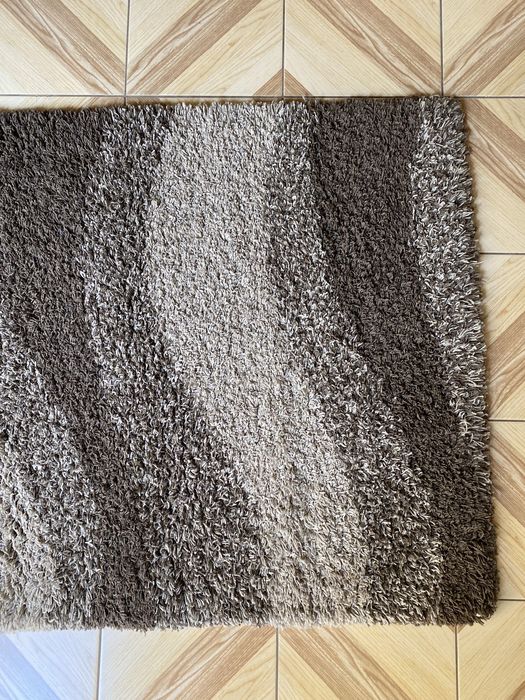 Dywan z motywem 104 x 166 odcienie brązu