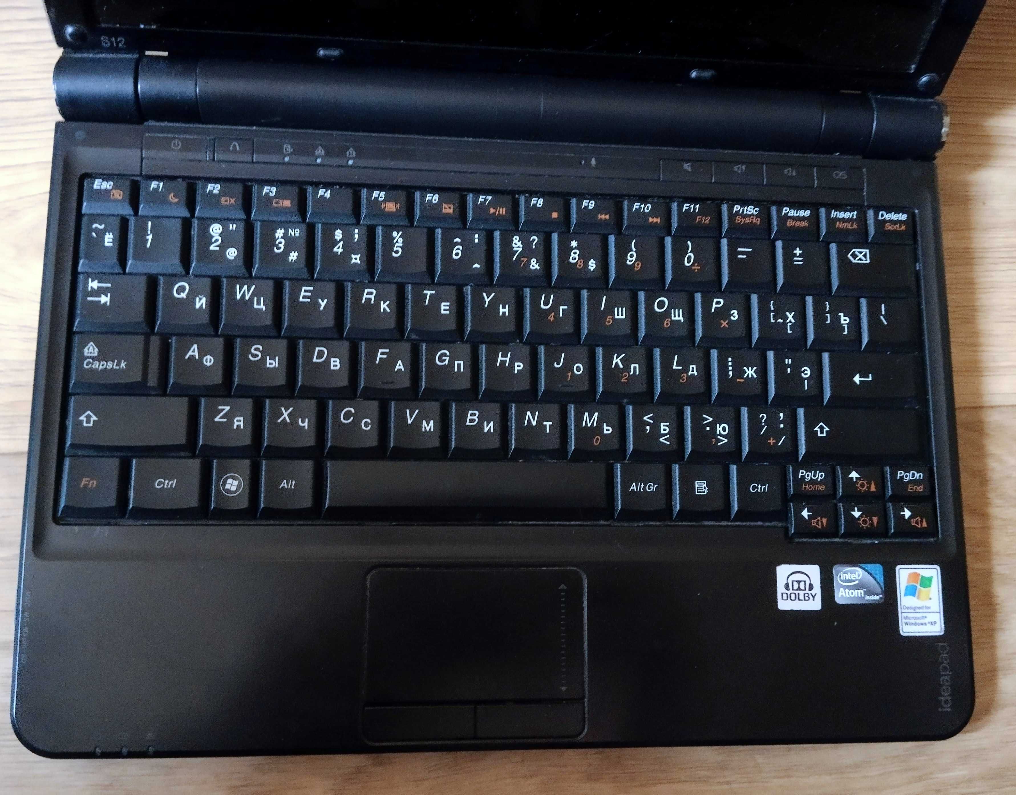 Ноутбук Lenovo IdeaPad S12 - Atom N270/HDD 500Гб/ОЗУ 2Гб