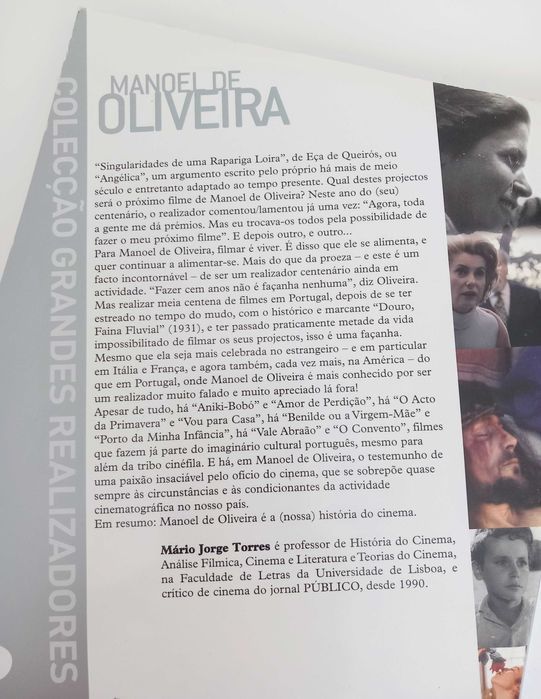 Cahiers Du Cinema Manoel de Oliveira d Mário Jorge Torres [Portes Inc]