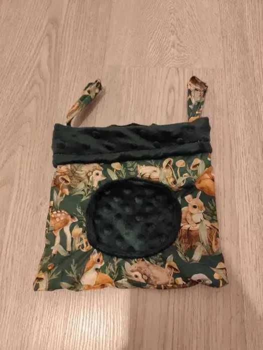 Duży zestaw do klatki ciemna zieleń dla gryzonia