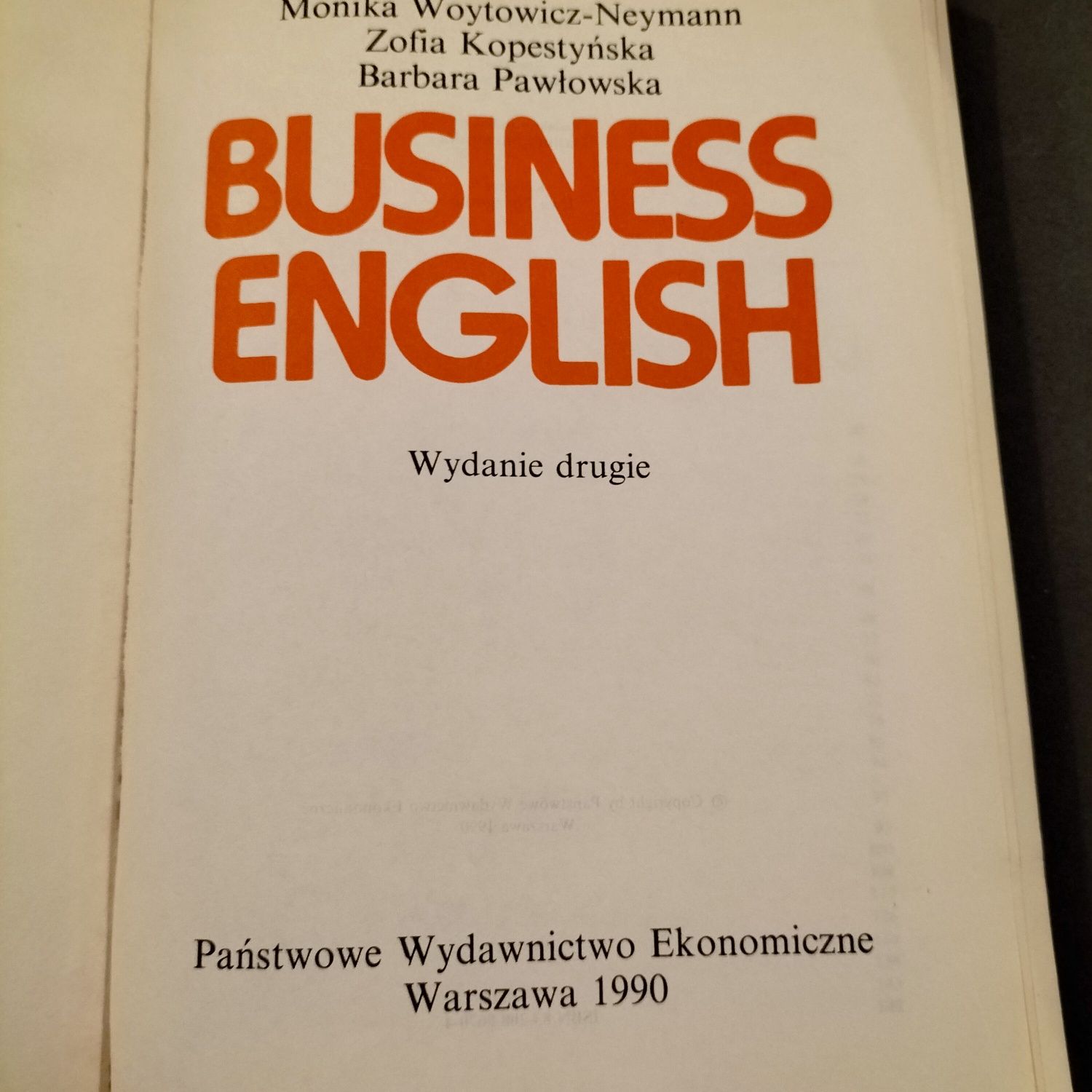 Business English podręcznik do nauki