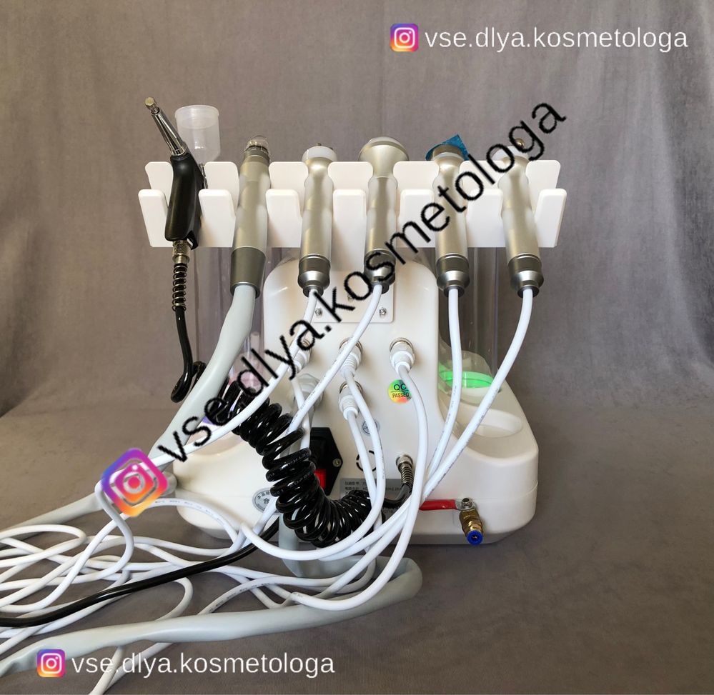 АКЦИЯ! НОВЫЙ Косметологический комбайн 6 в 1 аппара РФ Гидропилинг