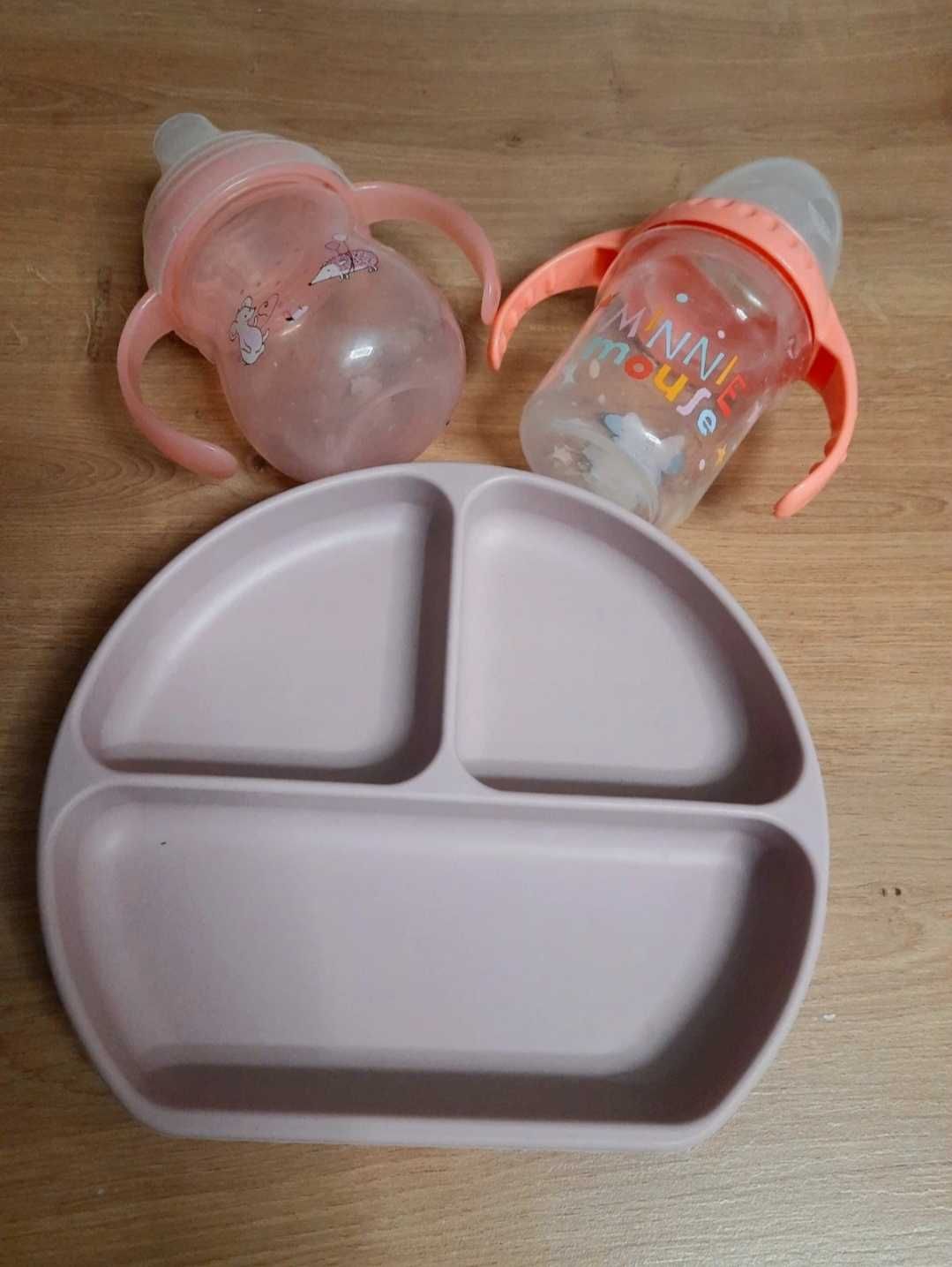 Smoczek Bibs, Śliniak, Talerz BLW, bidon, Sterylizator i inne