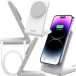 Ładowarka indukcyjna Qi Mag Safe 15W do iPhone bezprzewodowa stacja