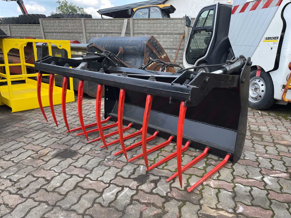 Widło krokodyl Oryginał 1.80 szeroki JCB 526 525 Wąska ramka RIMAN 520