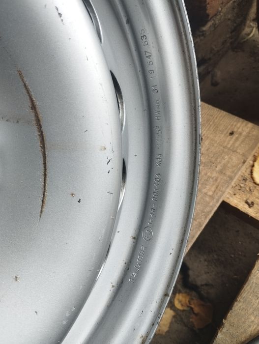 Диски VW R16 5x120 6,5J ET60 Crafter Man