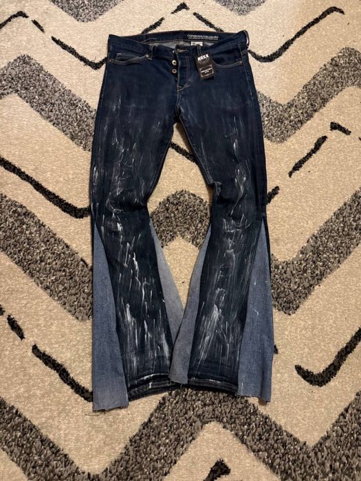 РАСПРОДАЖА!!! flred клеш джинсы от бренда NDSX