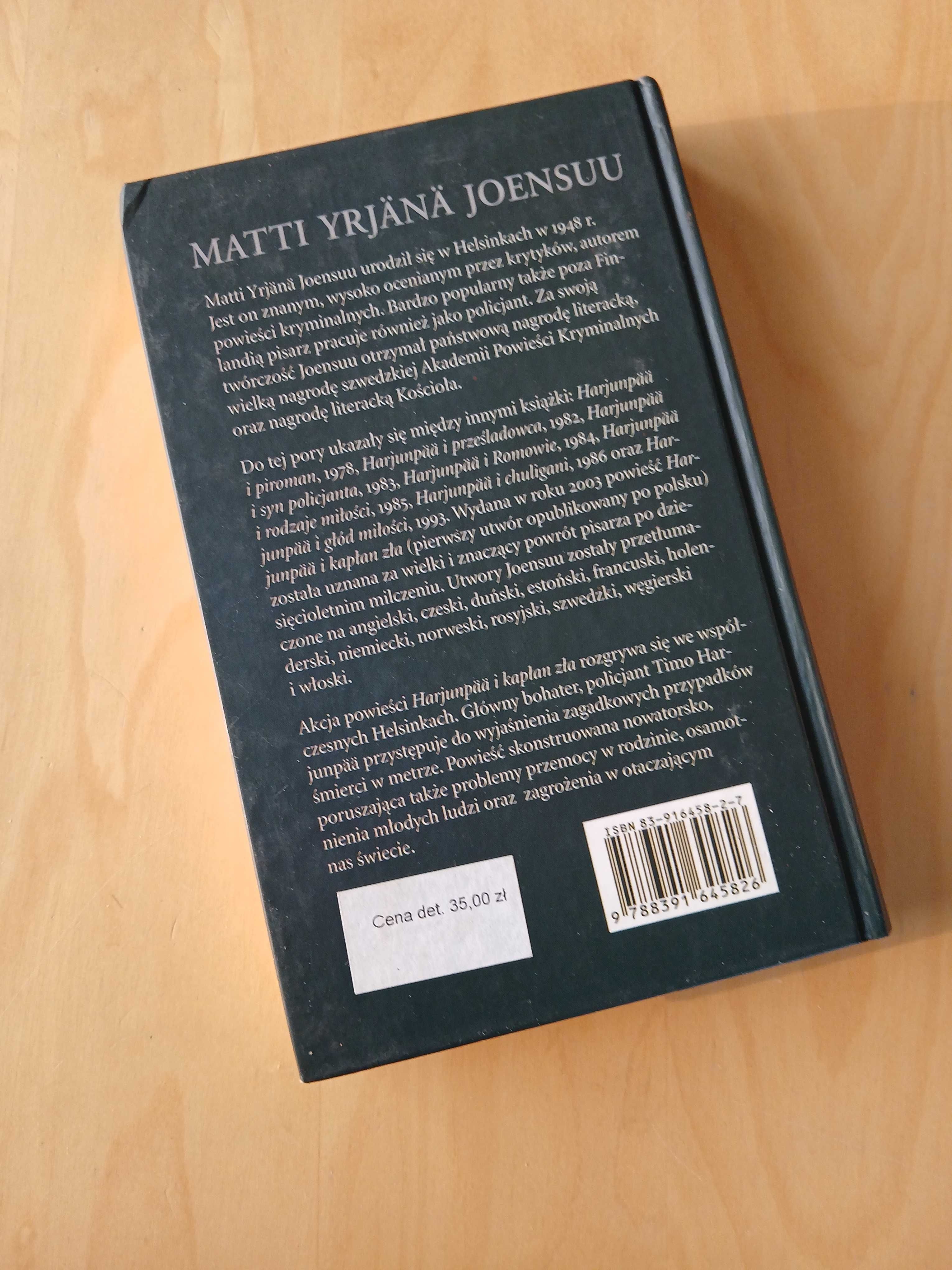 Harjunpaa i kapłan zła Matti Yrjana Joensuu