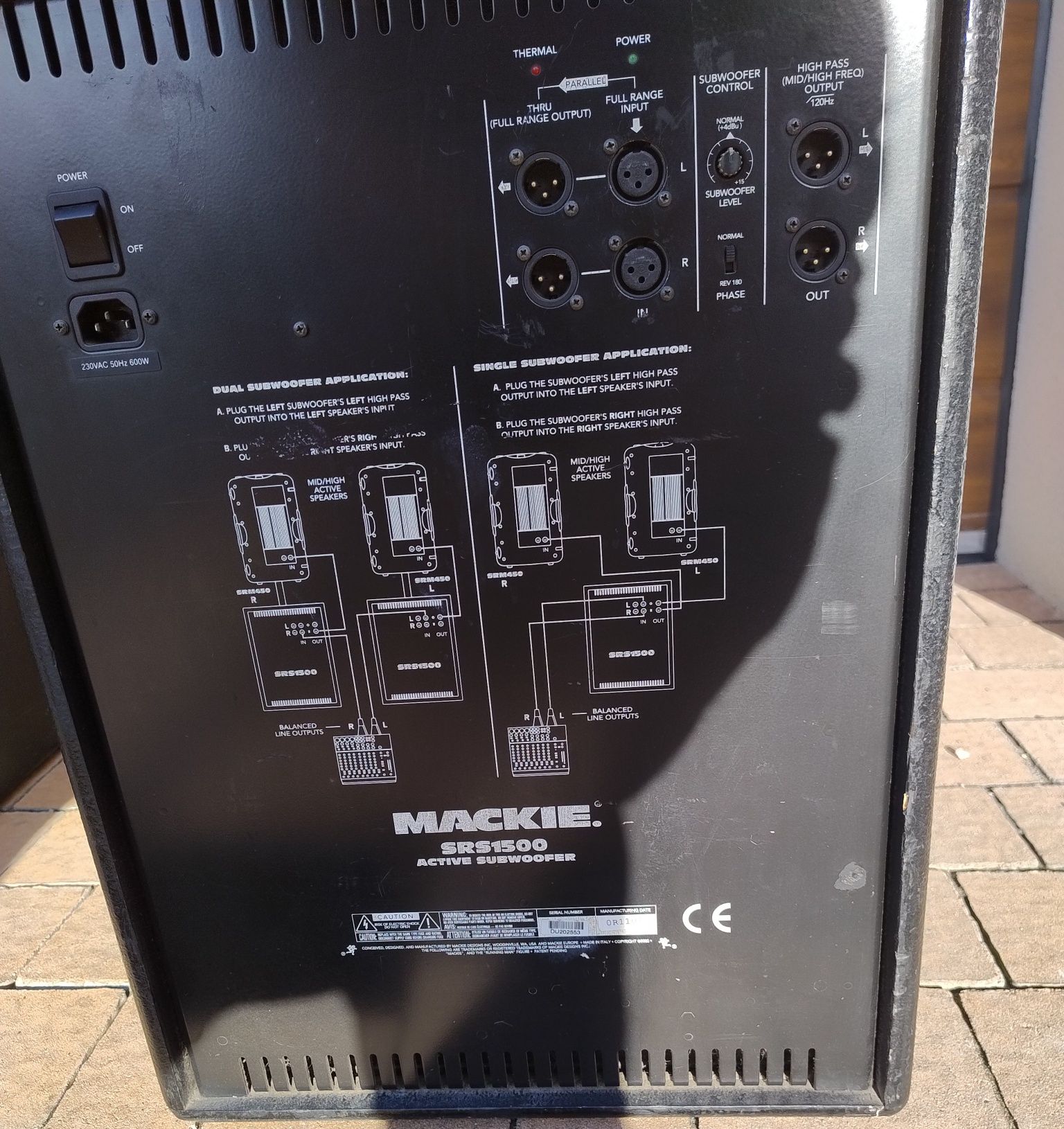 Mackie srm450V2, srs1500