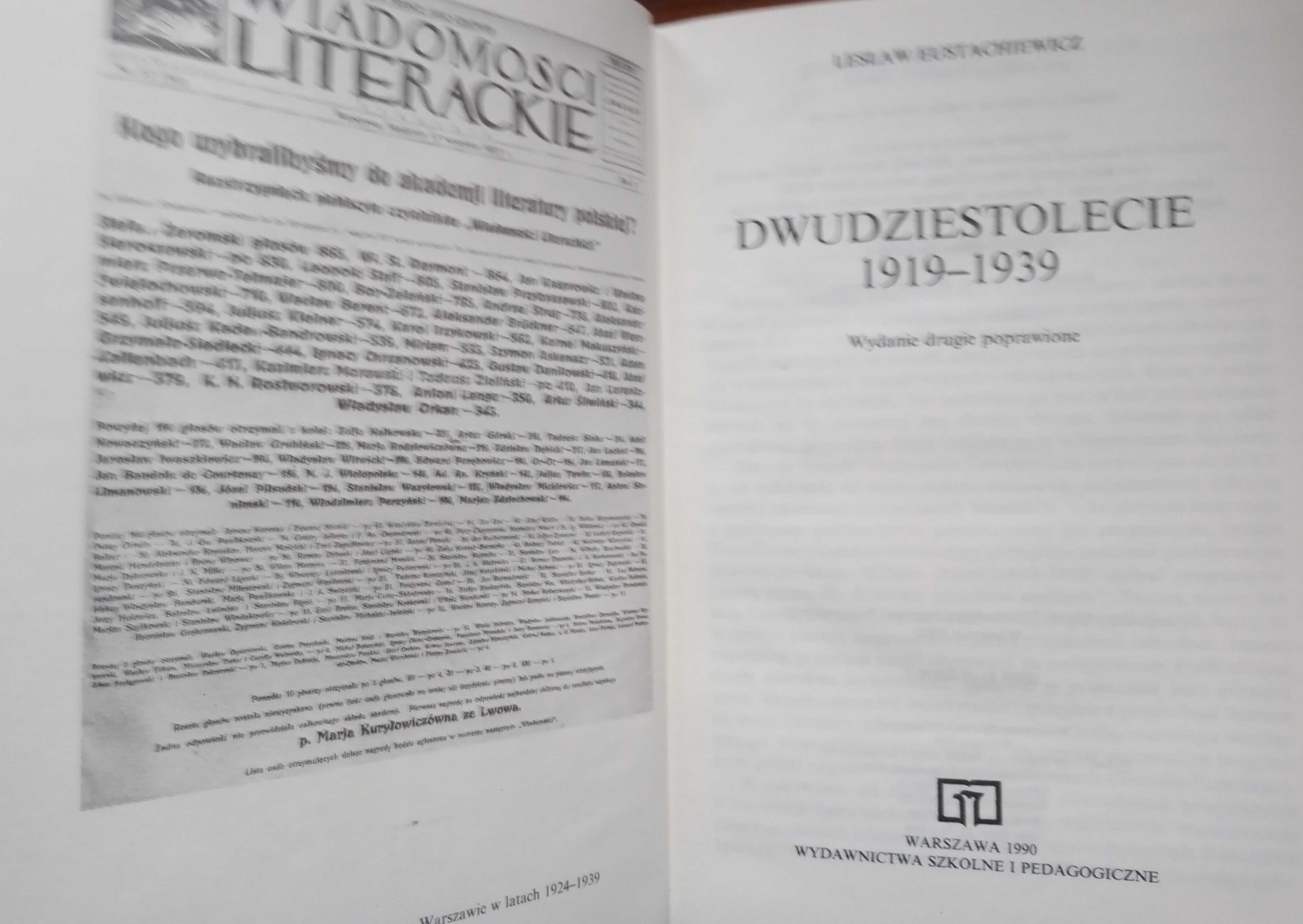 "Dwudziestolecie" Lesław Eustachiewicz