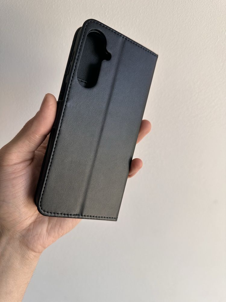 Etui Zamykane czarne wysoka jakość do SAMSUNG GALAXY M16 / M16 5G