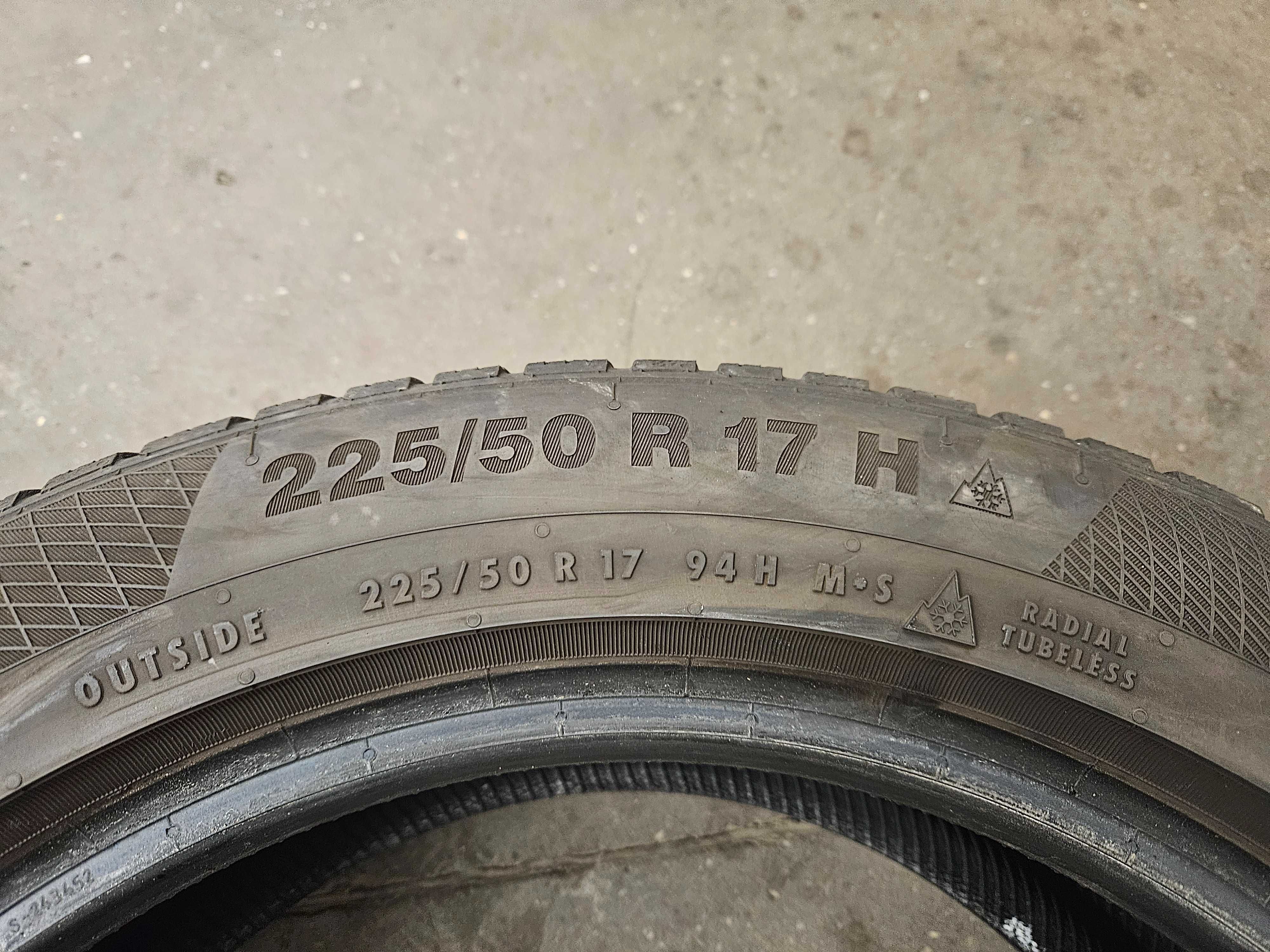 4 Szt 225/50 R17 94H Continetal Winter Contact TS850P