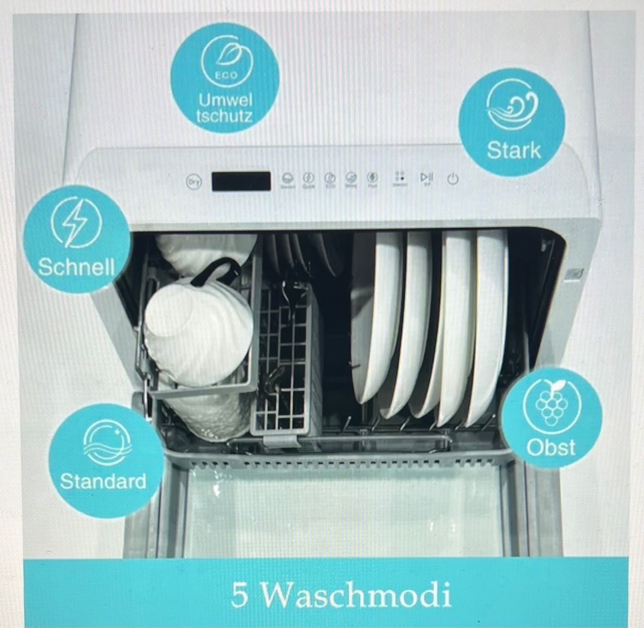 Mini zmywarka nablatowa