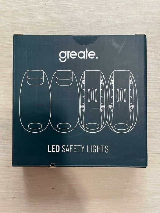 Greate LED Tylne światło rowerowe Wodoodporne 3 tryby 1182