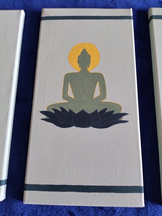 Quadros pintados a mão