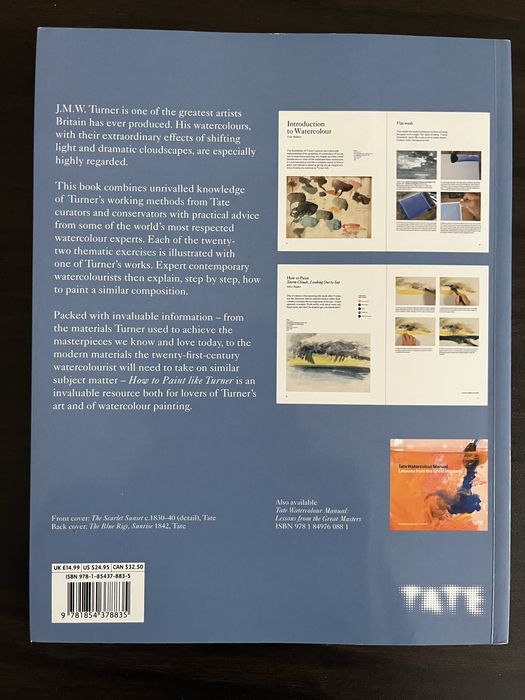 How to Paint like Turner - ksiazka do akwareli