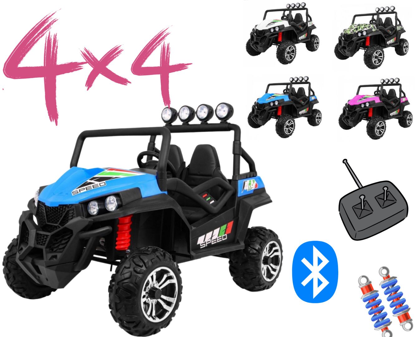 +2osobowy 4x4 14aH samochód elektryczny Auto na akumulator GRAND buggy