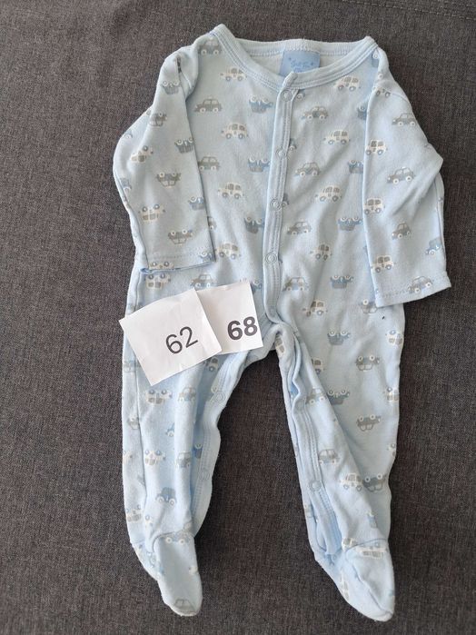 Pajacyk niemowlęcy chłopięcy auta autka samochody JUST TOO CUTE