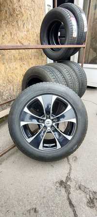 Продам диски титани 5x139,7 разом з шинами 255/55 r18 Kia Sorento