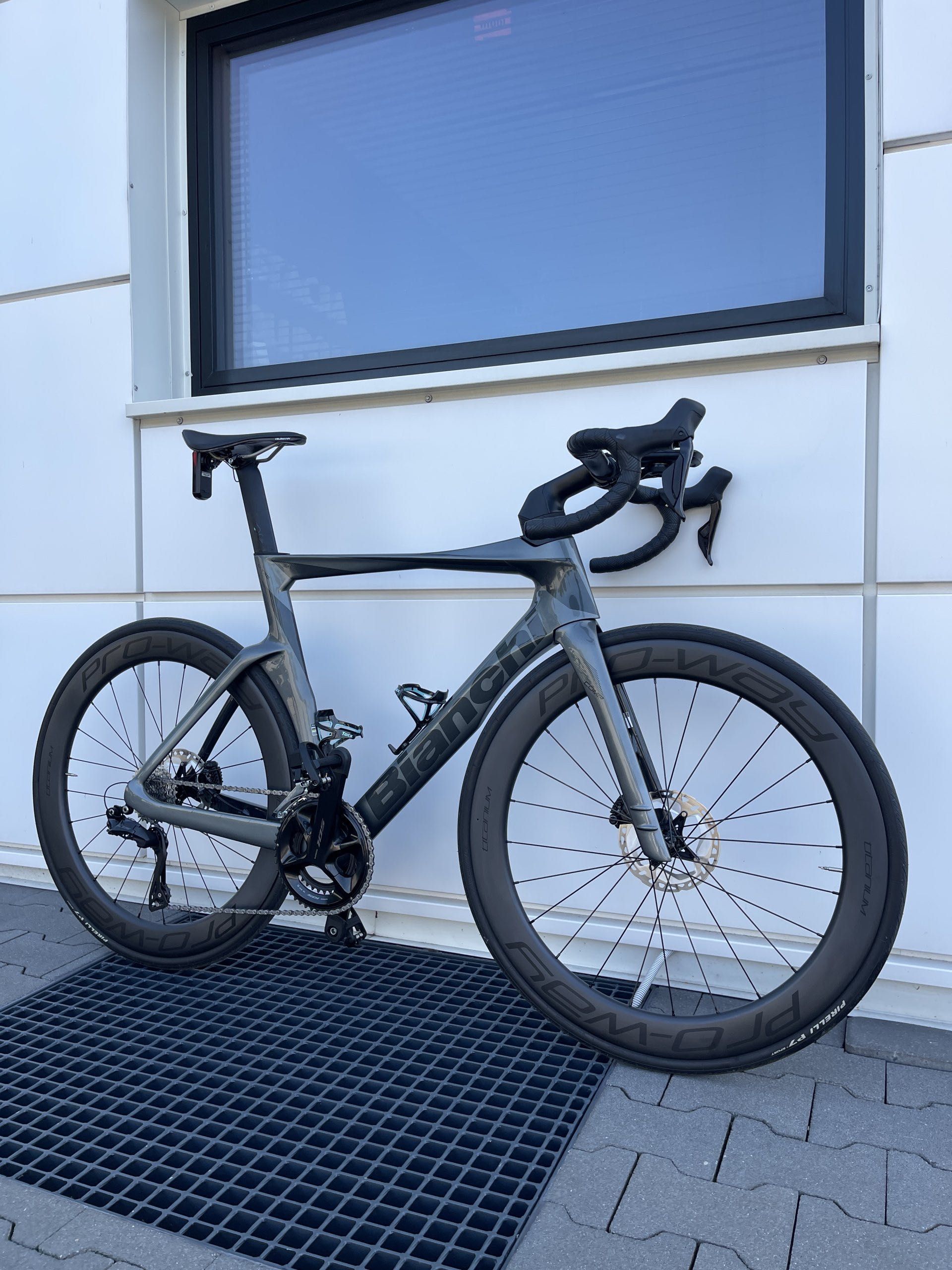 Koła szosowe carbon PRO-WAY TITANIUM 60mm 1530g (gravel)