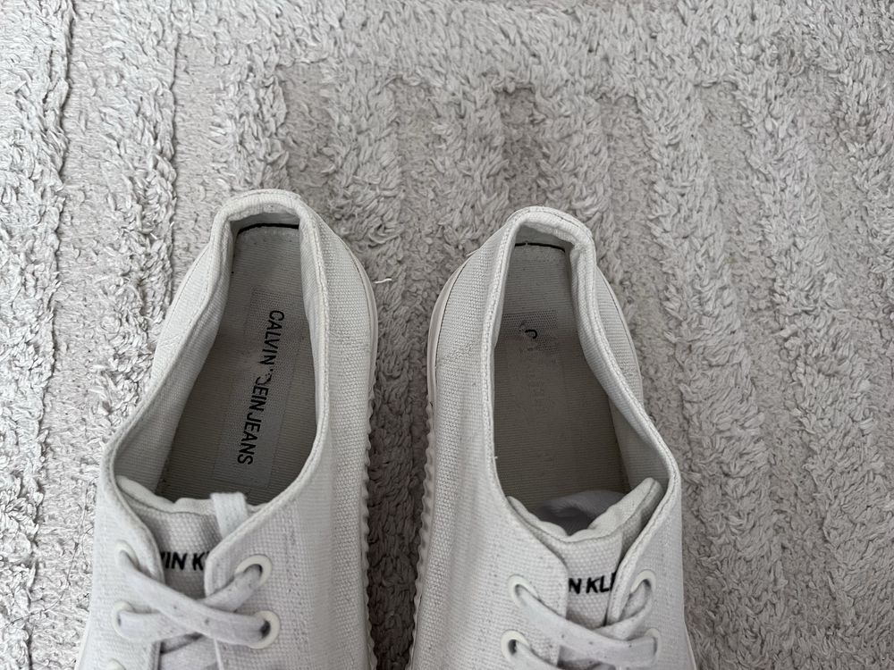 Trampki Calvin Klein r.40 wkł.25,5cm białe