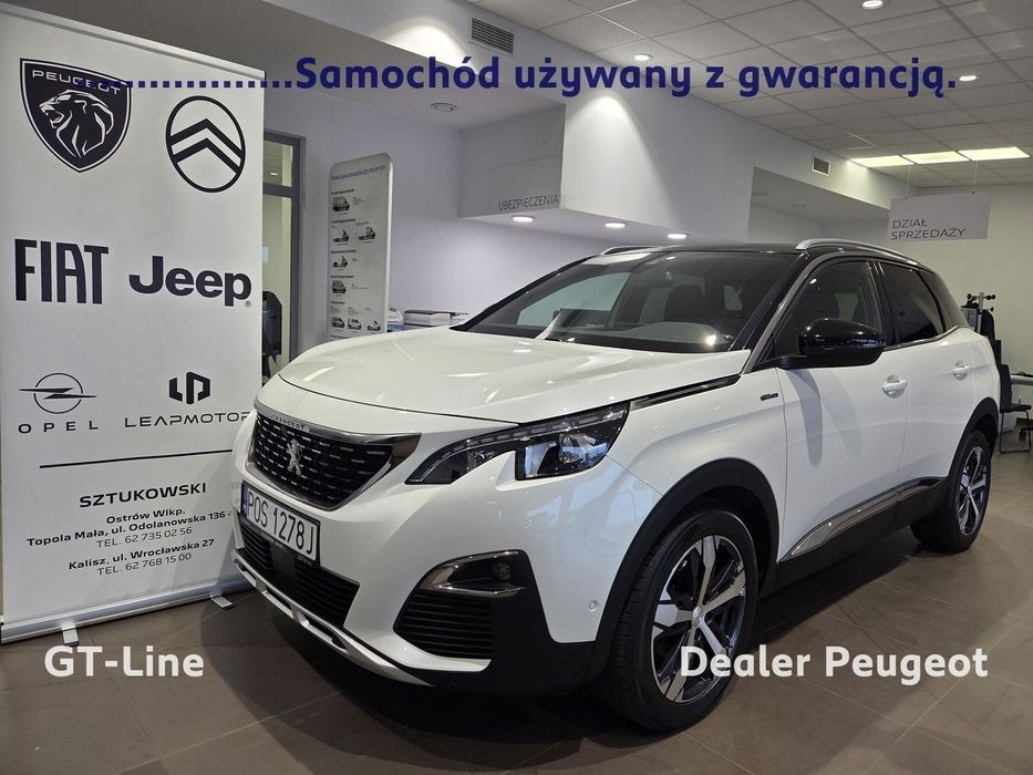 Peugeot 3008 1.6 180 KM GT Line EAT8 Dealer Gwarancja