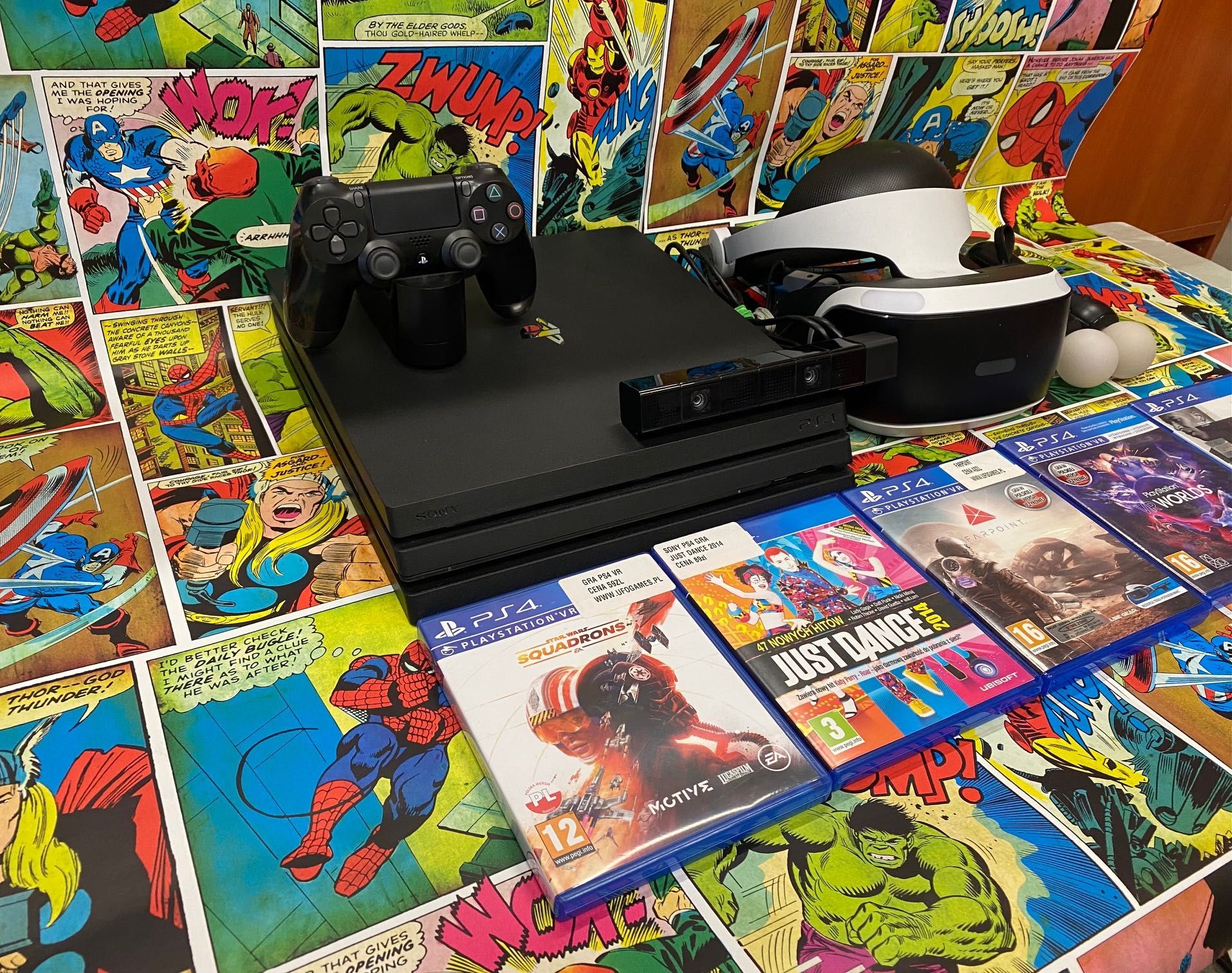 Sony Ps4 Pro 1tb+Zestaw Vr+Kamera+5xgra+Move x2szt Szczecin