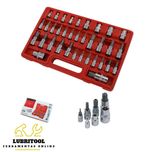 Jogo 35 Chaves Caixa Torx 1/4" 3/8" 1/2" CT3625 | NOVOS