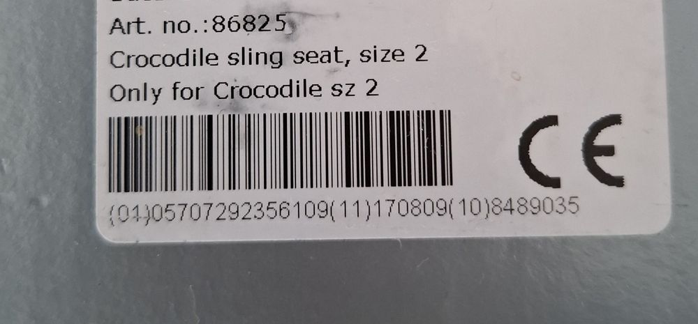 R82 Crocodile Sling Seat/uprząż/siedzisko rozmiar 2