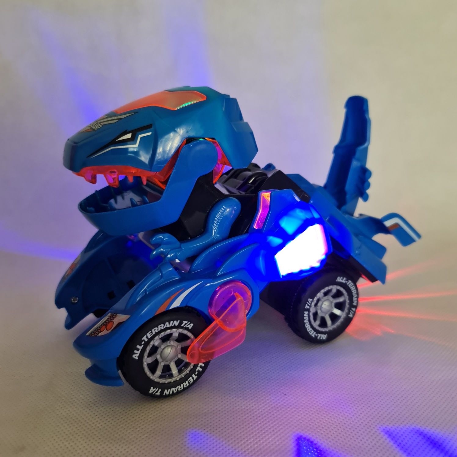 Auto dinozaur deform- transformacja