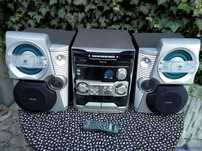 Wieża philips radio cd tape radyjko magnetofon aux