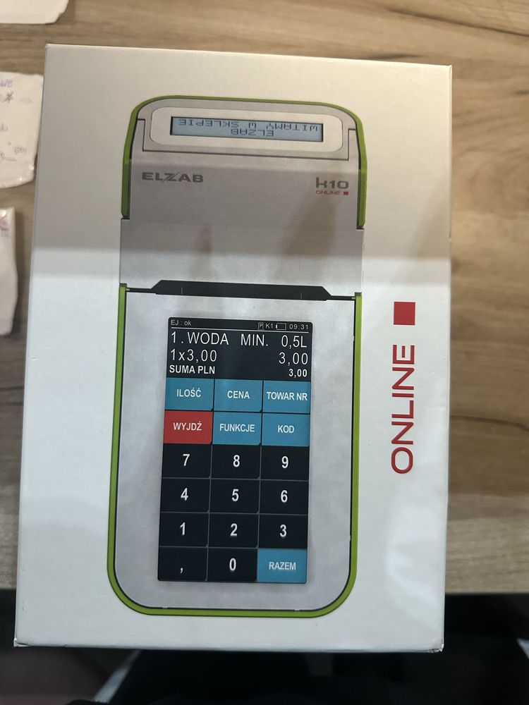 Kasa fiskalna Elzab K10 Online prawie jak nowa
