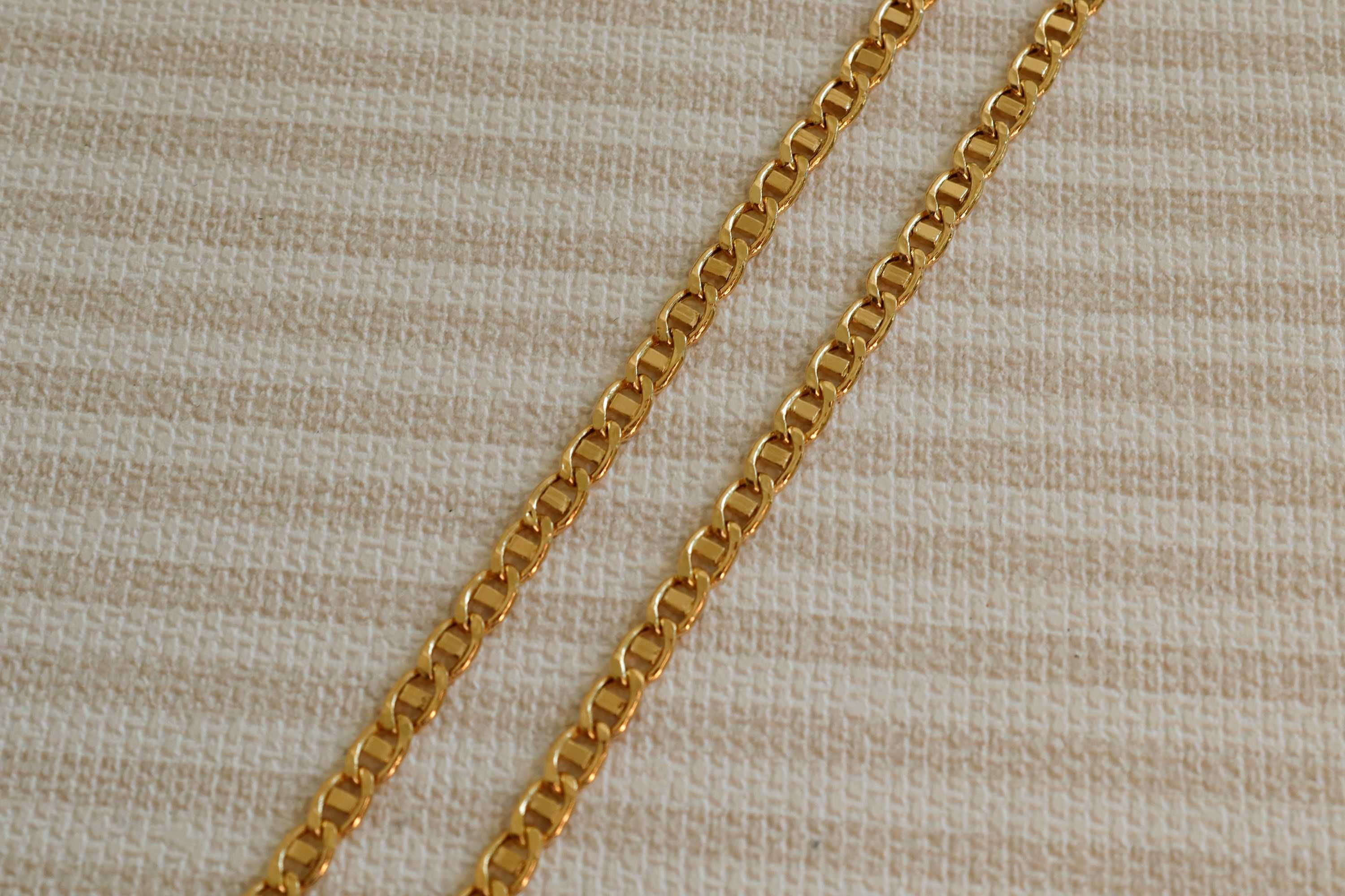 Złoty łańcuszek męski GUCCI 6,84g 585 50cm 3,5mm